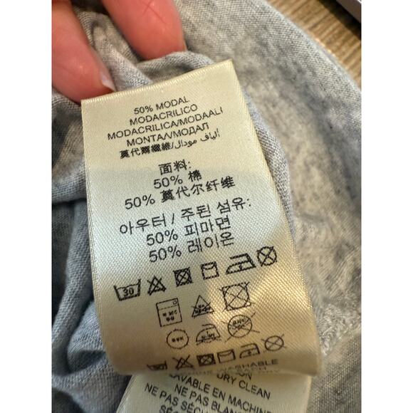 Burberry Brit Logo Pocket Short Sleeve T Shirt Gray S - Picture 8 of 8